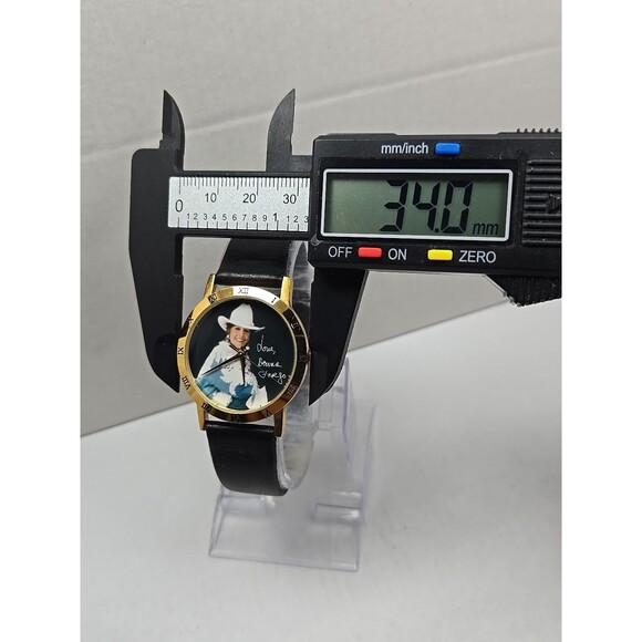 Donna Fargo Image Country Music Gold Tone Quartz Watch New Battery Vintage USA main image 4